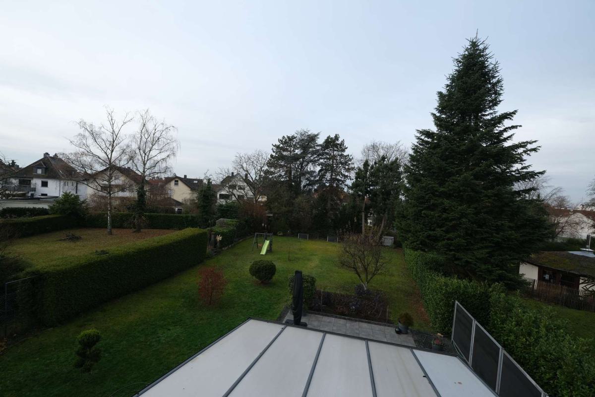 Blick Garten Obergeschoss